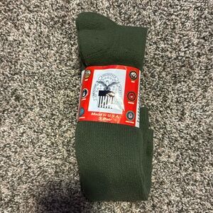 Green military socks size 12-13